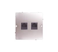 Simon Basic BMF52.02/29 Dual RJ45 Computer Socket