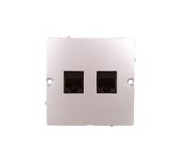 Simon Basic BMF52.02/43 Dual RJ45 Cat. Socket
