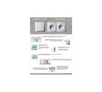 SIMON BASIC Gniazdo komputerowe RJ45 kat. 5e + telefoniczne RJ12 (moduł) biały B
