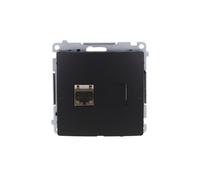 Simon Basic Gniazdo komputerowe RJ45, kat. 6, pojedyncze ekranowane z przesłoną