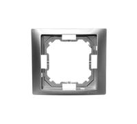 Simon Basic Neos Frame Single Stainless Steel Inox BMRC1/21
