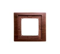 Simon Basic Neos Single Frame IP44 Oak BMRC1B/051