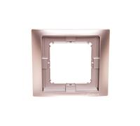 Simon Basic Neos Single Frame IP44 Silver Matte BMRC1B/43
