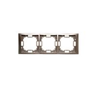 Simon Basic Neos Triple Frame Satin BMRC3/29