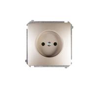 Simon Basic Single Socket B/U 16A IP20 Satin Finish BMG1.01/29