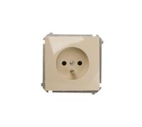Simon Basic Single Socket with/u 16A IP20 Beige BMGZ1.01/12