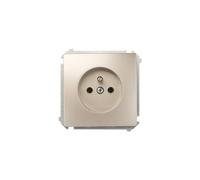 Simon Basic Single Socket z/u 16A IP20 Satin Finish BMGZ1.01/29