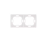 Simon Basic Standard Double Frame Universal White BMR2/11