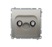 Simon Basic TV-DATA Female Type F 5-1000 MHz Satin BMAD1.01/29