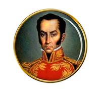 Simon Bolivar Pin Badge
