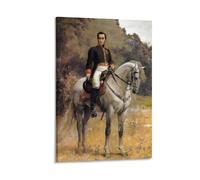 Simon Bolivar Portray Art Posters Wall Art Bedroom Prints Home Decor Hanging Picture Canvas Painting 08x12inch(20x30cm)
