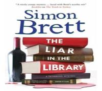 Simon Brett The Liar in the Library Hardback Book Simon Brett Multicolor