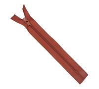 Simon Browne Crafts 14 Inch 36cm Zip No3 Closed End Nylon Dress Skirt Etc 41 Colours BUY 1 Or 2 456D, 275 Rust Terracotta, Pack of 2