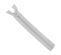 Simon Browne Crafts 18 Inch 46cm Zip No3 Closed End Nylon Dress Skirt Etc 41 Colours BUY 1 Or 2 456D, 8802 Very LIght Silver Grey, Pack of 2