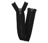 Simon Browne Crafts Open End Zip Black Nylon No5 Coat 654D, 30 Inch 76cm, 2