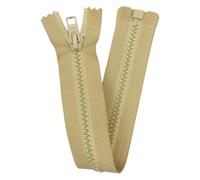 Simon Browne Crafts Open End Zip Chunky Beige Ecru Fawn 10-36 Inch 25-76cm Coat BUY 1 or 2 Zips 850D, 30cm 12 inch, 1