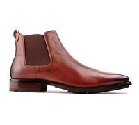 Simon Carter Mens Clover Chelsea Boots - Tan - Size UK 8