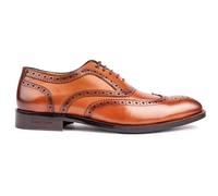 Simon Carter Mens Barn Owl Brogue Brogue Shoes Tan