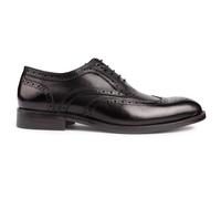 Simon Carter Mens Barn Owl Brogue Shoes - Black Leather - Size UK 9