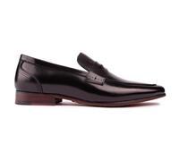 Simon Carter Mens Pike Loafer Shoes - Black Leather - Size UK 6
