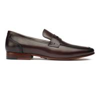 Simon Carter Mens Pike Loafer Shoes - Brown Leather - Size UK 11