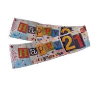 Simon Elvin 21St Birthday Banner Multicoloured (One Size)