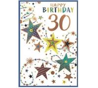 Simon Elvin 30th Birthday Card - Men Male 7.5" x 5.25" (30A)