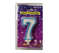 Simon Elvin 7Th Birthday Candle White/blue (One Size)