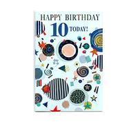 Simon Elvin Birthday Card for Ten (10) 10th Year Old Boy