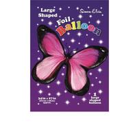 Simon Elvin Butterfly Foil Balloon (Pack Of 6) Pink (One Size)