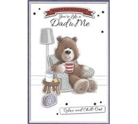 Simon Elvin Father's Day Card, You're Like a Dad to Me, Teddy Bear Design with Verse, Relax and Chill-Out Theme