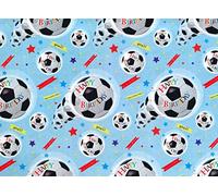 Simon Elvin - FOOTBALL WRAPPING PAPER - 2 SHEETS OF GIFT WRAP & 1 TAG - SE2562