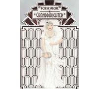 GRANDDAUGHTER BIRTHDAY CARD***ART DECO****SIMON ELVIN****9 X 6 INCHES***