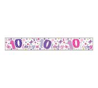 Simon Elvin I Am 10 Today Holographic Foil Banner Multicoloured (Pack Of 6)