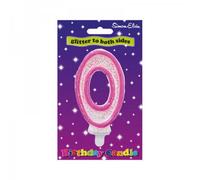 Simon Elvin Number 0 Double Sided Candle Pink/white (One Size)