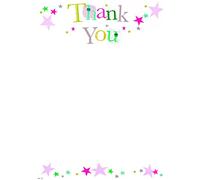 Simon Elvin pack of 20 thank you sheets and envelopes.