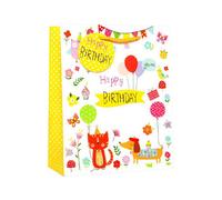 Simon Elvin Standard Juvenile Birthday Gift Bag (Pack Of 6) Cat & Dog (Medium)