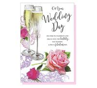 Simon Elvin Wedding Day Card - Couple Married Size: 23cm x 15.5cm (7.5" x 5.25") A