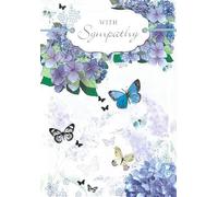 Simon Elvin With Sympathy card, 13.5cm x 19.5cm