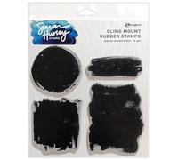 Simon Hurley Create. Cling Stamps 6"X6"-Paint Swatches