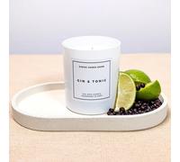 Simon James Home Gin & Tonic Handmade Soy Wax Candle Large Glass Candle 220g