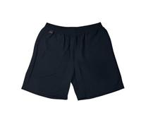 Simon Jersey Plain Black Womens Shorts - 2 Pocket Sporting/Active Shorts with Elasticated Waistband for Gym or Everyday Use