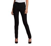 Simon Jersey Slim Leg Unhemmed Womens Trousers (Black). Trousers for Women UK in Size 20. Lightweight Black Trousers Women. Easy Care Work Trousers Women - Quality Work Wear & Uniforms