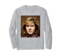 Simon Le Bon 80s Hair Duran Duran by Virginia Turbett Long Sleeve T-Shirt