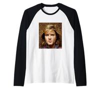 Simon Le Bon 80s Hair Duran Duran by Virginia Turbett Raglan Baseball Tee