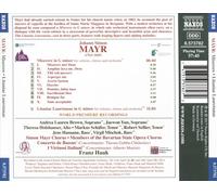 SIMON MAYR - MISERERE - SOLOISTS / MAYR CHORUS / HAUK NEW CD