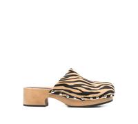 Simon Miller Rio zebra-pattern clogs - Neutrals 35-36-37-38-39-40-41