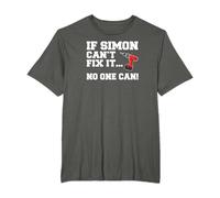 Simon Name Can't Fix It No One Can Handyman Construction T-Shirt