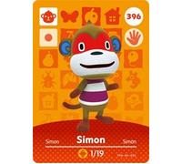 Simon - Nintendo Animal Crossing Happy Home Designer Series 4 Amiibo Card - 396
