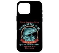 Simon Peter Seafood Funny Christian Case for iPhone 16 Pro Max